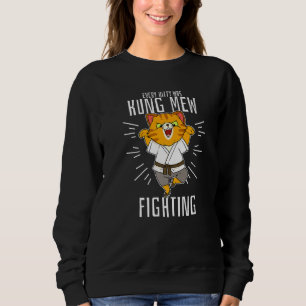 Sudadera Kung Mew luchando contra Kung Fu Kitten contra el 