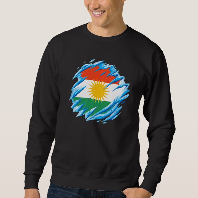 Sudadera Kurdistán kurdo (Anverso)
