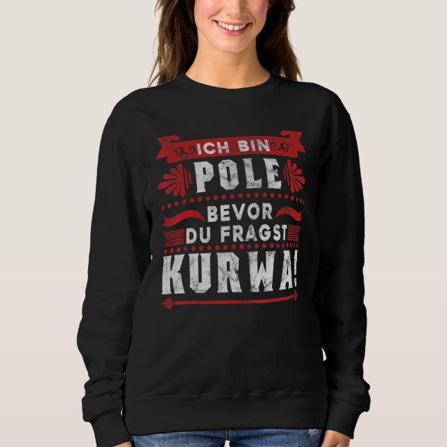 Sudadera Kurwa Polonia (Anverso)
