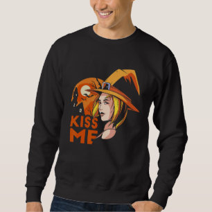 Sudadera Küss Mich Mit Lazy Halloween