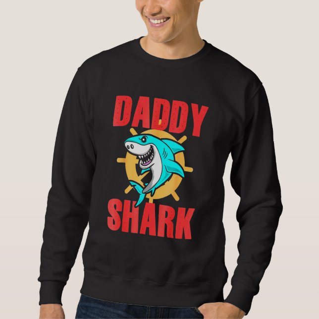 Sudadera Kute Shark Papi Papá Padre Día (Anverso)