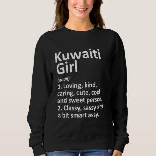 Sudadera Kuwait Chica Funny Country Home Roots Desc