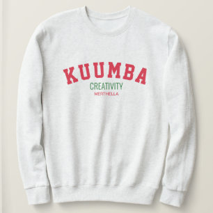Sudadera Kwanzaa KUUMBA Creatividad Personalizado