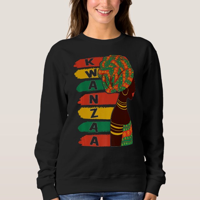 Sudadera Kwanzaa Seven Principles African American Women Wi (Anverso)