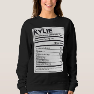 Sudadera Kylie Nutrition Information Problement Soluciona e