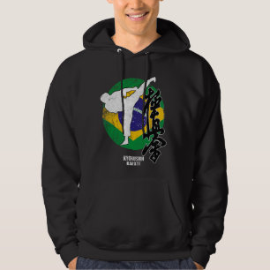Sudadera Kyokushin Brasil Karate Bandera brasileña Kyokushi