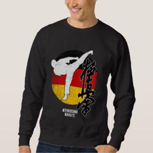 Sudadera Kyokushushin Alemania Karate Bandera alemana Kyoku
