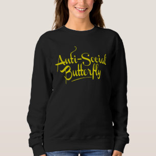 Sudadera L anti mariposa social introvertido anti social no