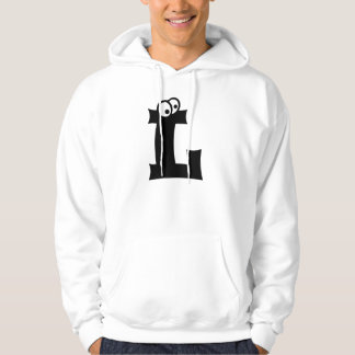 Sudadera L, carta con ojos