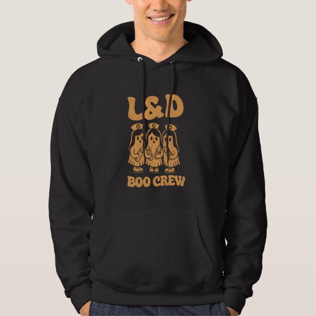 Sudadera L&D Boo Crew Funny Laborista y Enfermera de parto  (Anverso)