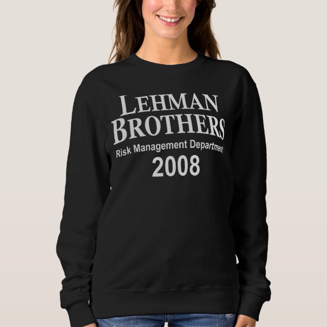 Sudadera L Ehman B Rothers Risk Management Department 2008 (Anverso)