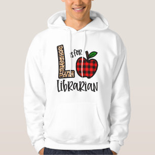 Sudadera L Es Para Bibliotecario Cuadros De Leopardo Divert