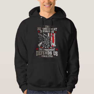 Sudadera ¡La 1ª Enmienda nos define! 2ª Enmienda Defiende
