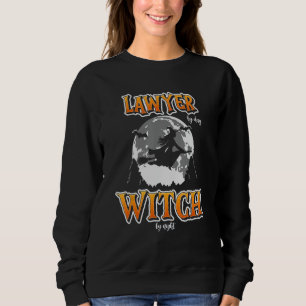 Sudadera La abogada de Halloween es una graciosa corte de j