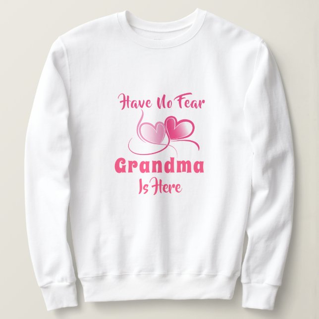 Sudadera La Abuela Amor No Tiene Miedo (Anverso del diseño)