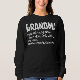 Sudadera La abuela del día de la madre como una madre sólo