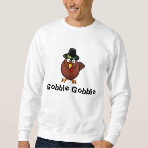 Sudadera La acción de gracias de Turquía, engulle engulle