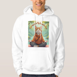 Sudadera La actitud de gato es mi pose de yoga favorita