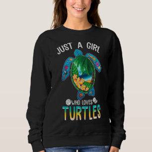 Sudadera La acuarela de las tortugas, el océano marino, sól