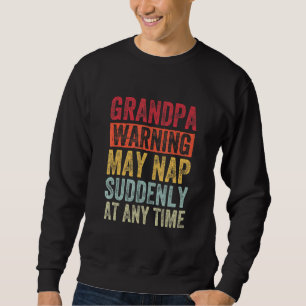 Sudadera La Advertencia Del Abuelo De Los Hombres Puede Nap