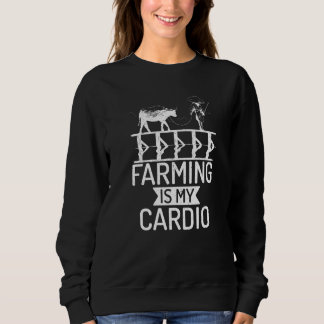 Sudadera La Agricultura Es Mi Granja Cardio Funny.