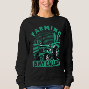 Sudadera La Agricultura Es Mi Llamada Granjero Granjero Ins