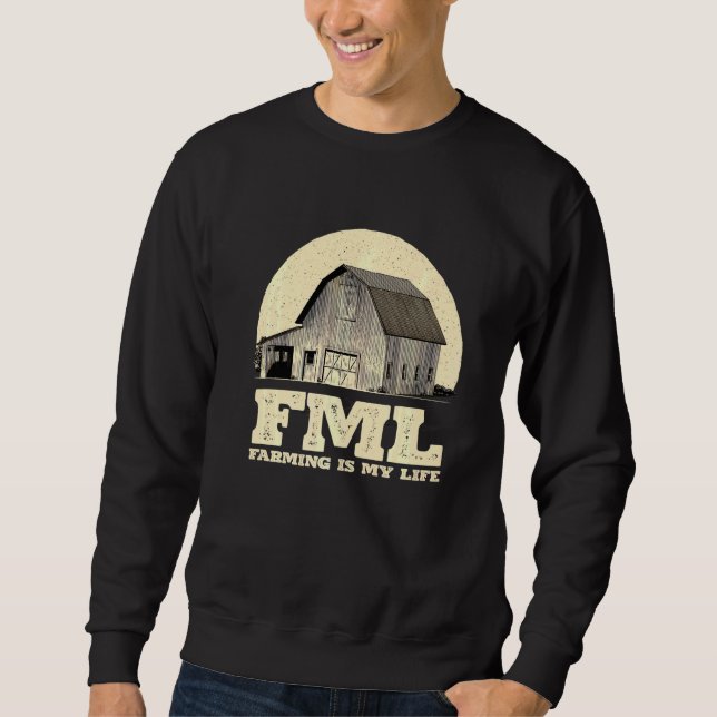 Sudadera La Agricultura Fml Es Mi Hobby De Humor Para Agric (Anverso)