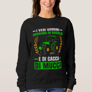Sudadera La agricultura los hombres de verdad huelen a trac