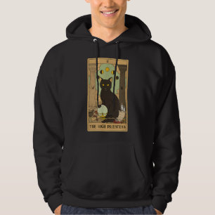 Sudadera La alta sacerdotisa Tarot Card Black Cat Mystical 