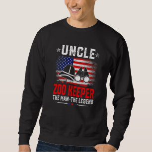Sudadera La angustiada bandera de Estados Unidos tío tío zo