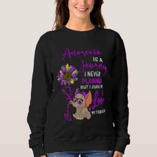 Sudadera La Anorexia Elefante Es Un Viaje Que Nunca Planeé