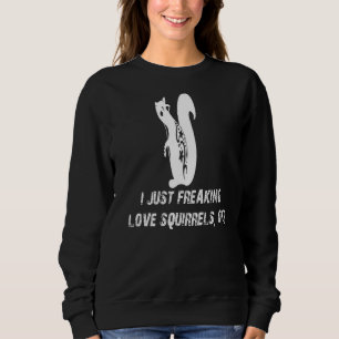 Sudadera La ardilla de amor de la ardilla de la ardilla de