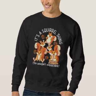 Sudadera La ardilla de maíz es una ardilla que no deberías