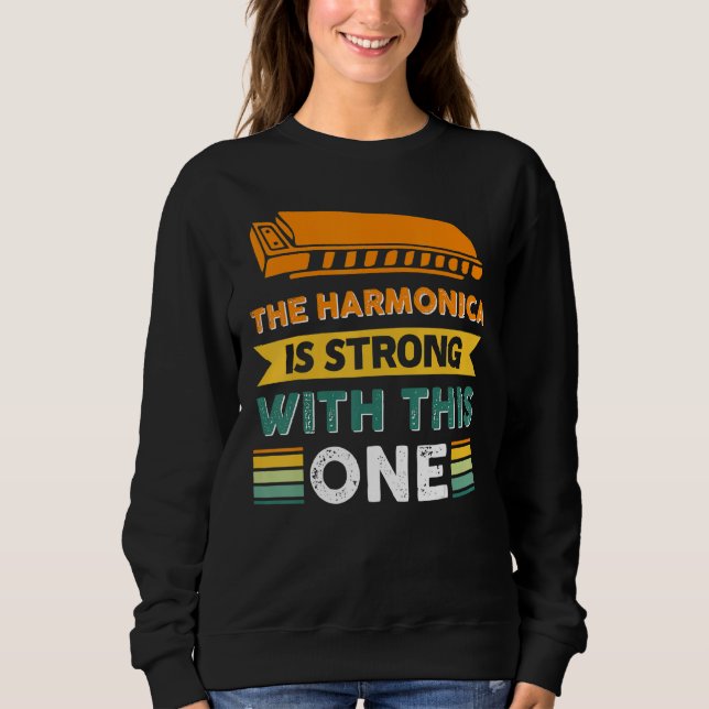Sudadera La armónica es fuerte con este 7 (Anverso)