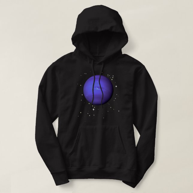 Sudadera La astronomía adoró el Sistema Planetario Neptuno (Diseño del anverso)