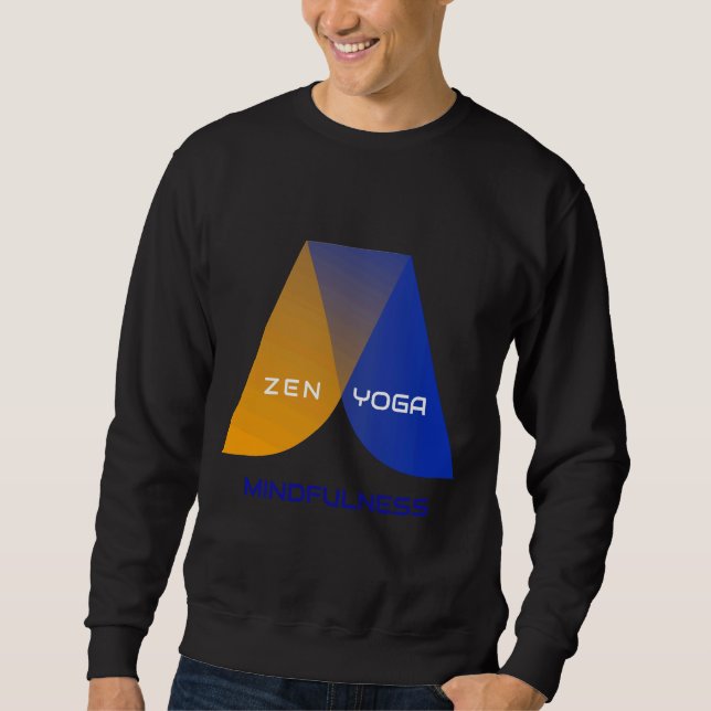 Sudadera La atención del Zen Yoga 9 (Anverso)