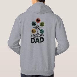 Sudadera La aventura comienza con papá