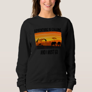 Sudadera La aventura te está llamando Safari