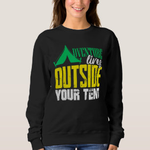 Sudadera La aventura vive fuera de tu tienda Summer Classic