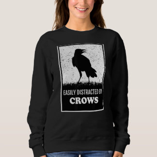 Sudadera La Aves De Los Cuerpos De Raven Fácilmente Distraí