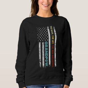 Sudadera La Bandera Americana Abuela Al Hombre El Mi Malo I