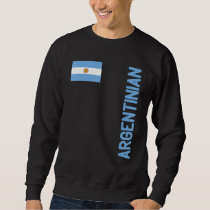 Sudadera La Bandera Argentina Y Las Raíces De Argentina