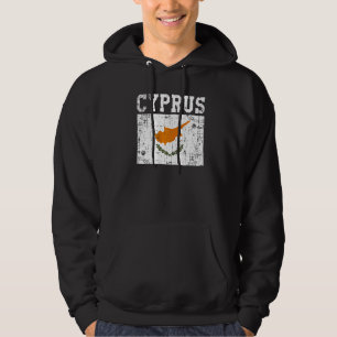 Sudadera La bandera chipriota retro vintage