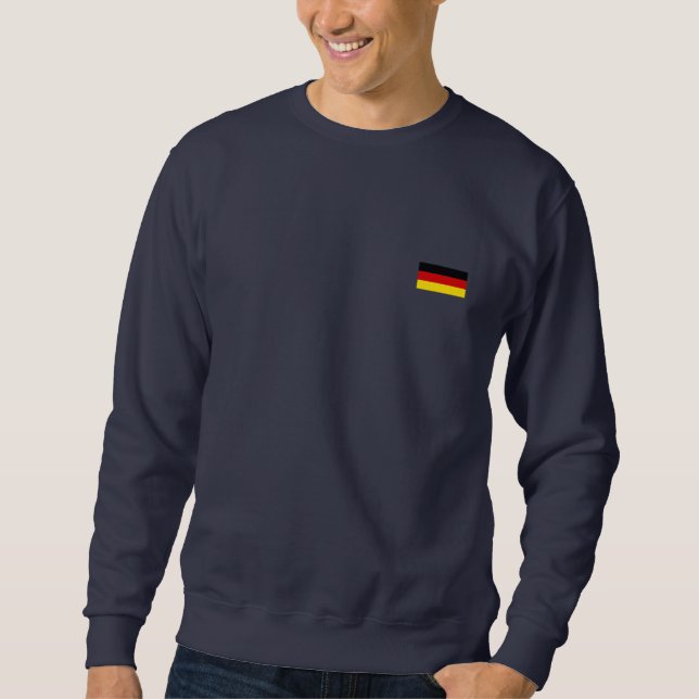 Sudadera La bandera de Alemania (Anverso)