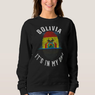Sudadera La bandera de Bolivia antigua está en mi Adn boliv