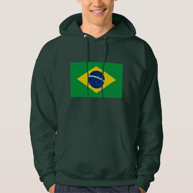 Sudadera La bandera de Brasil (Anverso)
