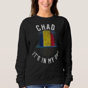 Sudadera La Bandera De Chad Vieja Es En Mi Adn Chadian