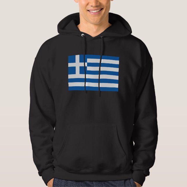 Sudadera La bandera de Grecia  (Anverso)