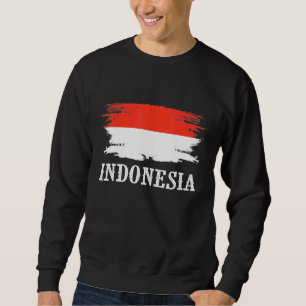 Sudadera La bandera de Indonesia antigua amo Indonesia