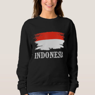 Sudadera La bandera de Indonesia antigua amo Indonesia